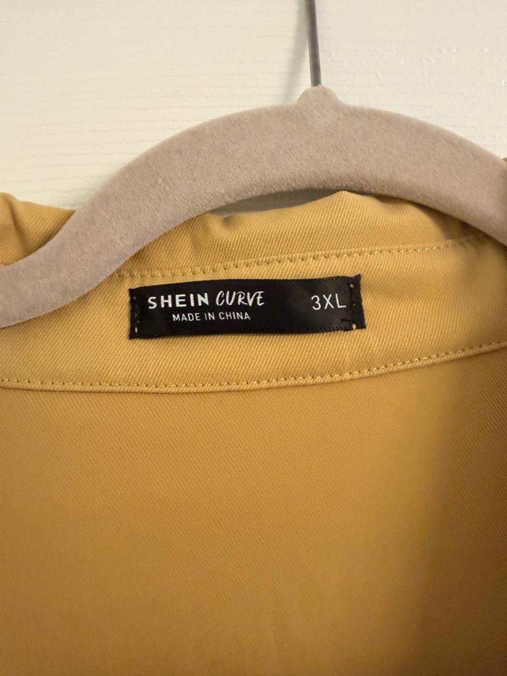 SHEIN Curve Mustard Yellow jacket - 3XL - Picture 3 of 4